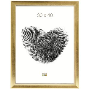Marco de madera S45YA1 oro 24x30 cm cristal normal