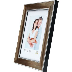 Marco de madera S45YD bronce 20x30 cm Cristal antirreflejo