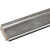 Marco de madera S46E borde plateado 15x15 cm cristal gris antirreflejo