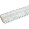 Marco de madera S46E borde plateado 30x40 cm cristal blanco antirreflejos