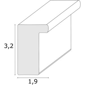 Cuadro Lienzo S46V negro 40x50 cm
