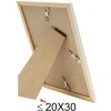 Marco de plástico S46WG borde claro natural blanco 10x15 cm