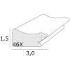 Marco S46XF blanco 10x15 cm