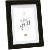 Marco de madera S66KF2 negro 30x45 cm con paspartú