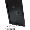 Marco de madera S66KF2 negro 30x45 cm con paspartú