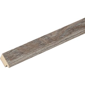 Marco de madera S66KH3 marrón-gris 20x25 cm con paspartú