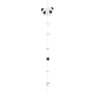 Colgador de fotos con motivo de panda para 6 fotos