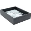 Marco de fotos de madera S68SK2 Efecto foto flotante 25x25 cm Negro