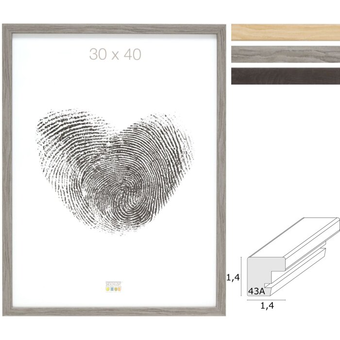 S43AH Marco de madera Deknudt 3 colores