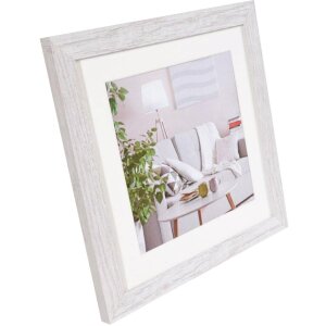 Henzo Marco Moderno 50x50 cm blanco con passepartout 30x30 cm