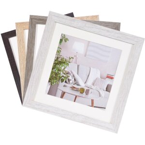 Henzo Marco Moderno 50x50 cm blanco con passepartout 30x30 cm