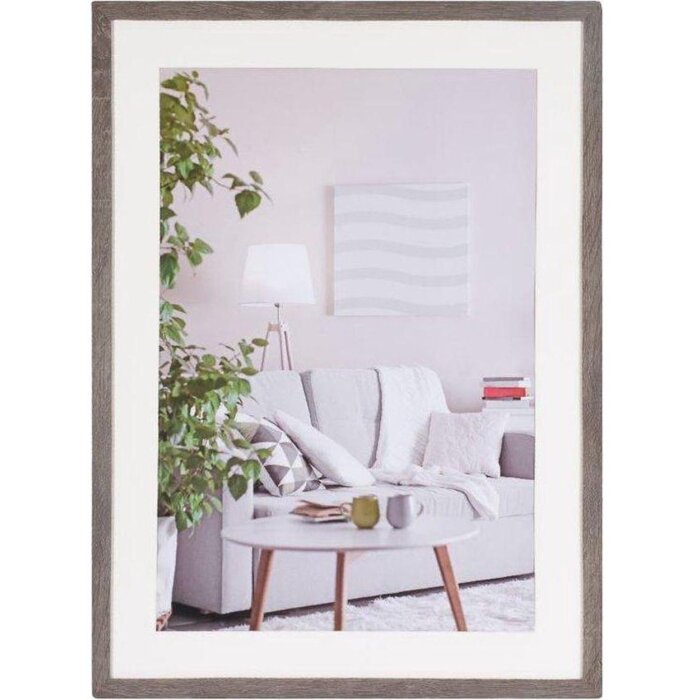 Marco moderno 70x100 cm gris oscuro