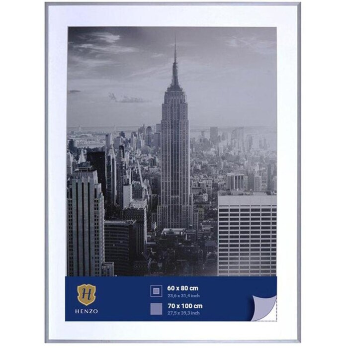 Henzo marco de aluminio Manhattan 70x100 cm plata