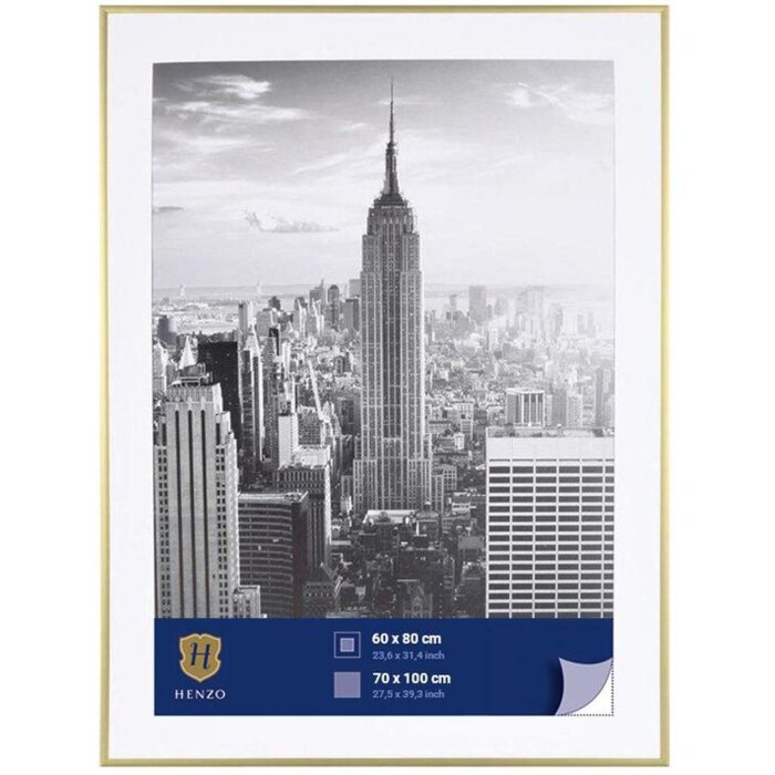 Henzo Marco de aluminio Manhattan 70x100 cm dorado