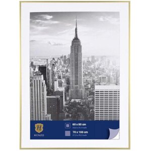 Henzo Marco de aluminio Manhattan 70x100 cm dorado