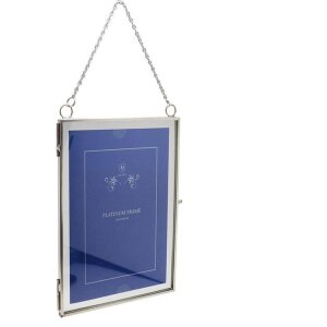 Marco Metal Vintage 2 Fotos 10x15 cm plata