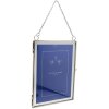 Marco metal vintage 2 fotos 13x18 cm plata