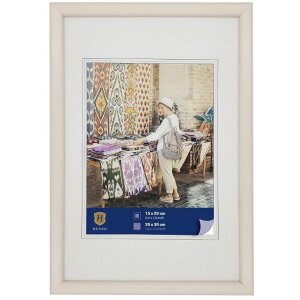Marco WPC Fancy 20x30 cm blanco