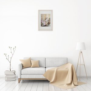 Marco WPC Fancy 20x30 cm blanco