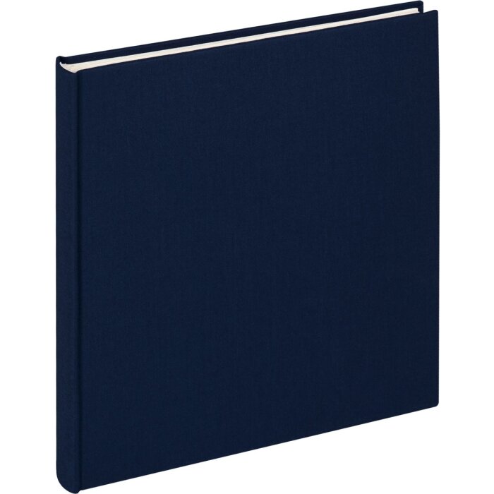 Walther Álbum de Fotos Tela azul oscuro 26x25 cm 40 páginas blancas