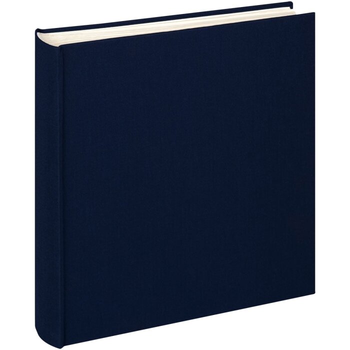 Walther Jumbo Álbum de Fotos Tela 30x30 cm azul oscuro 100 páginas blancas