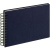 Walther Álbum espiral Tela azul oscuro 23x17 cm 40 páginas blancas
