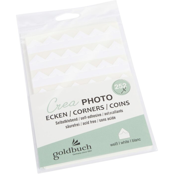 Goldbuch 252 Photo Corners Crea blanco
