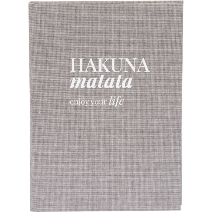 Cuaderno Goldbuch A5 punteado Linum 2.0 gris claro 200 páginas blancas