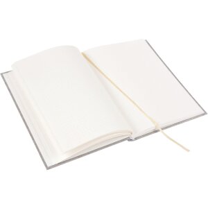 Cuaderno Goldbuch A5 punteado Linum 2.0 gris claro 200 páginas blancas