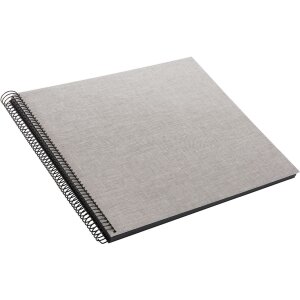 Goldbuch Álbum de espiral Summertime gris 35x30 cm 40 páginas negras
