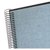 Goldbuch Álbum de espiral Summertime azul-gris 35x30 cm 40 páginas negras