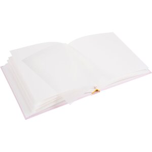 Goldbuch álbum bebé cigüeña rosa 25x25 cm 60 páginas blancas