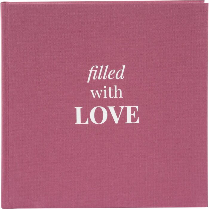Goldbuch álbum de fotos Linum 2.0 fucsia 25x25 cm 60 páginas blancas