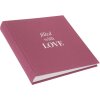 Goldbuch álbum de fotos Linum 2.0 fucsia 25x25 cm 60 páginas blancas