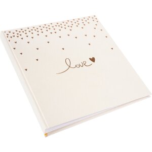 Goldbuch álbum de boda Raining Hearts...