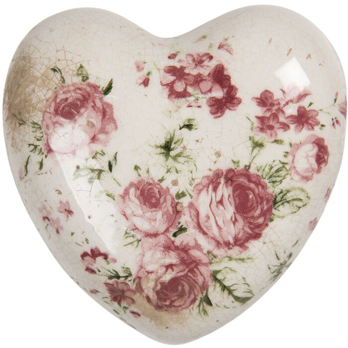 Decoración Corazón 11x11x4 cm multicolor 6CE1183M