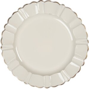 Plato Ø 33 cm crema 64595N