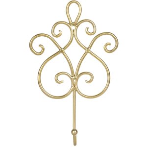 Gancho de pared 15x5x22 cm dorado W40352GO