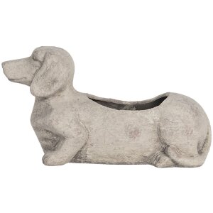 Clayre & Eef 6TE0305 Maceta Interior 24x9x13 cm Perro...