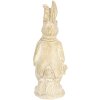 Decoración conejo 4x4x11 cm blanco 6PR3078W