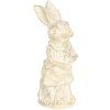 Decoración conejo 4x4x11 cm blanco 6PR3079W