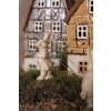Decoración conejo 4x4x11 cm blanco 6PR3079W