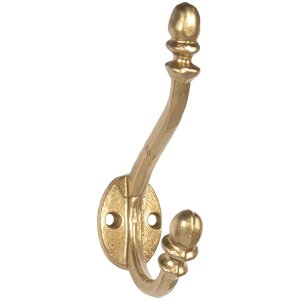 Gancho de pared 3x8x12 cm dorado 6Y1525GO