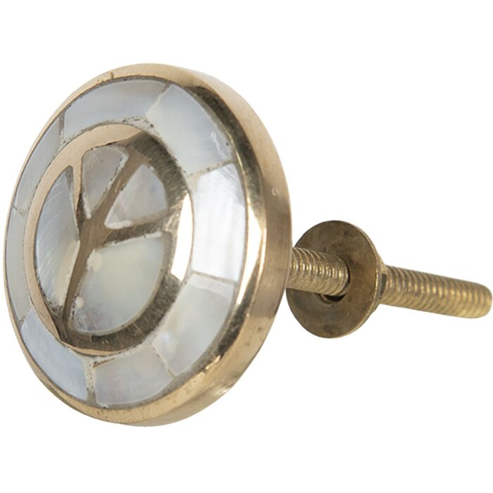 Pomo Ø 3 cm blanco 64689