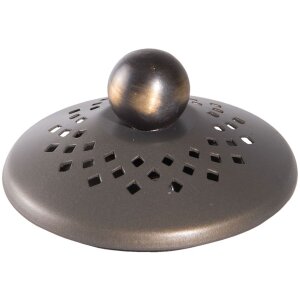 LO-6 cm soporte tapa marrón o bronce marrón...