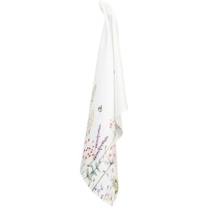 Clayre & Eef SFL42 Tea Towel 50x70 cm Blanco Verde...