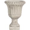 Clayre & Eef 6TE0304 Maceta Ø 15x20 cm Gris Marrón Piedra Maceta Redonda Interior