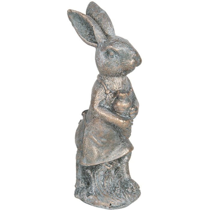 Decoración conejo 6x4x13 cm marrón 6PR3089CH