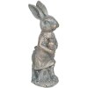 Decoración conejo 6x4x13 cm marrón 6PR3089CH
