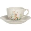 Taza de café con platillo Ø 15x7 cm - 0,2L multicolor DCHKS